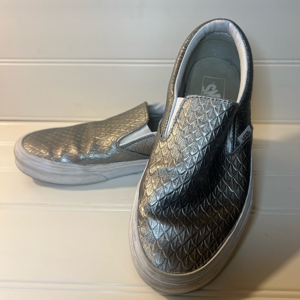 Vans - Silver - Size Men 6.5/Women 8